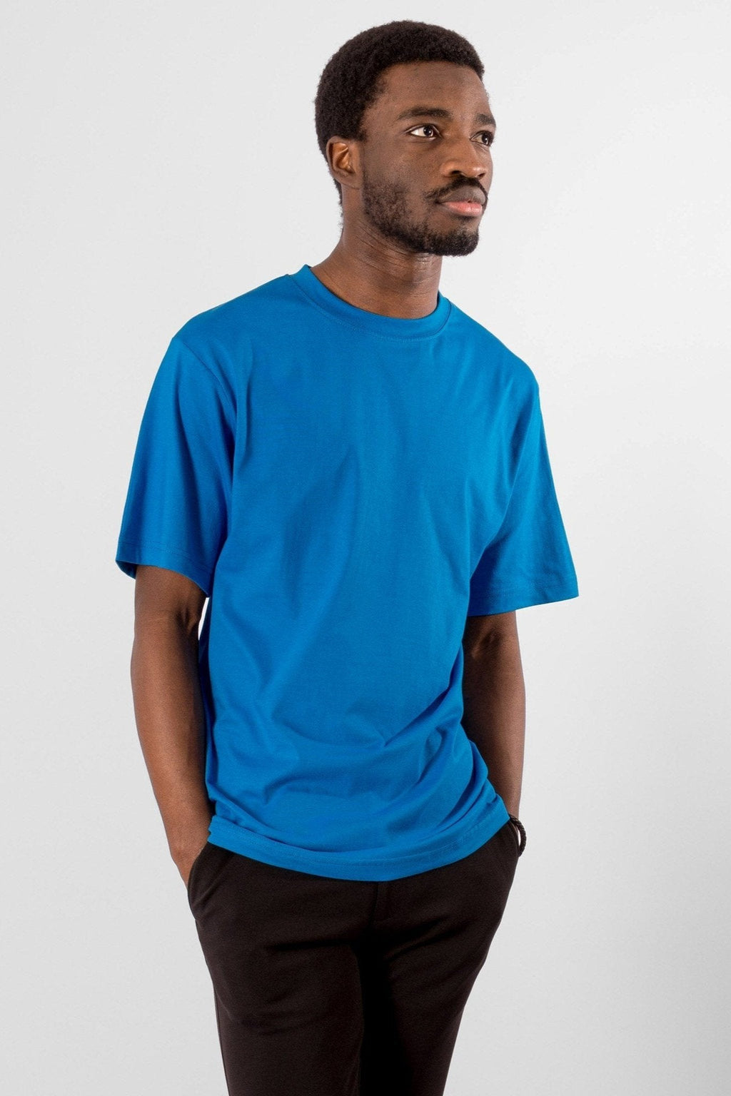 Oversized T shirt Turquoise Blue