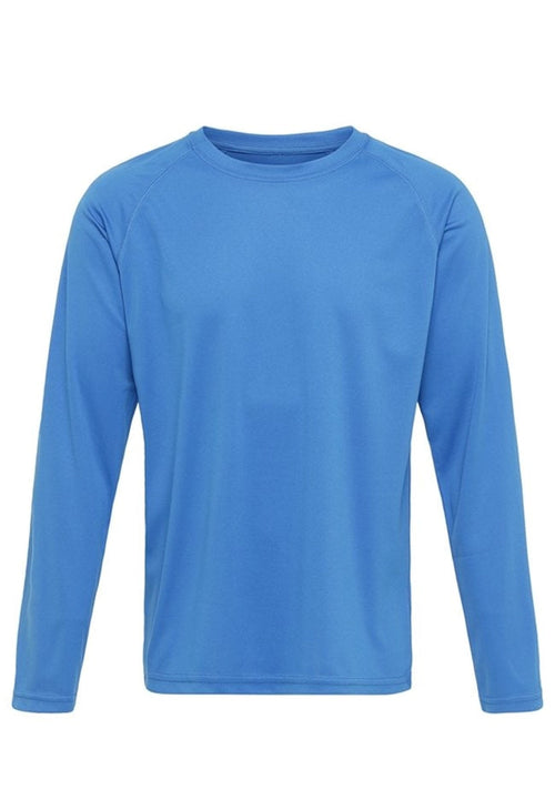 Long-sleeved Training T-shirt - Blue - TeeShoppen Group™ - T-shirt - TeeShoppen