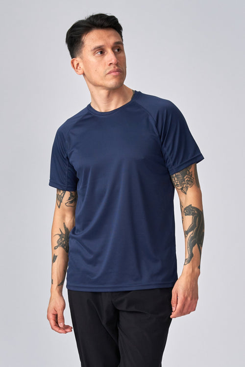 Training T-shirt - Navy - TeeShoppen Group™ - T-shirt - TeeShoppen