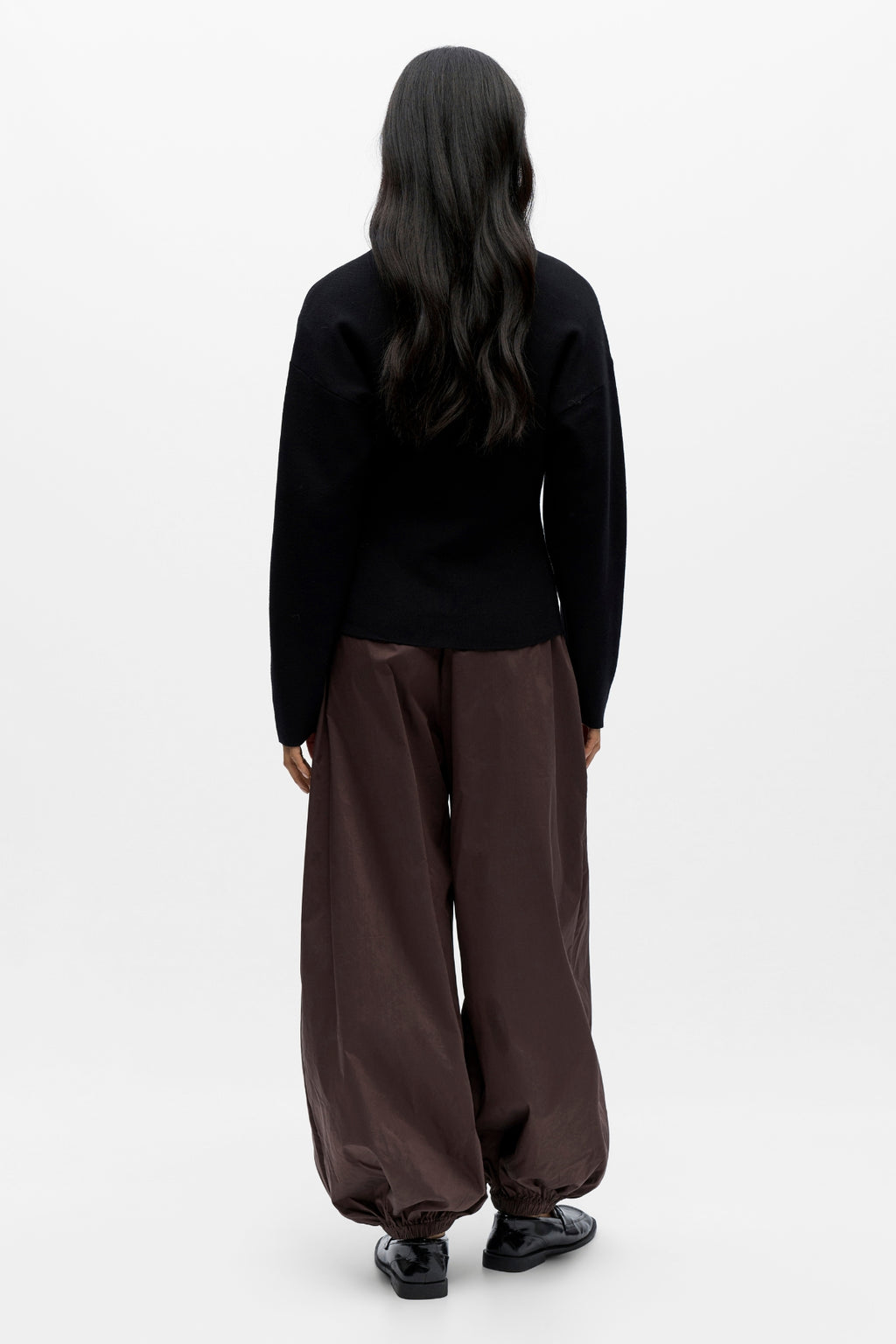 Reynard pleteni kardigan - crni