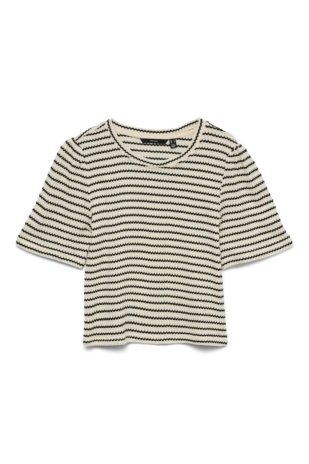 Ohia 2/4 O-Neck Top - Black