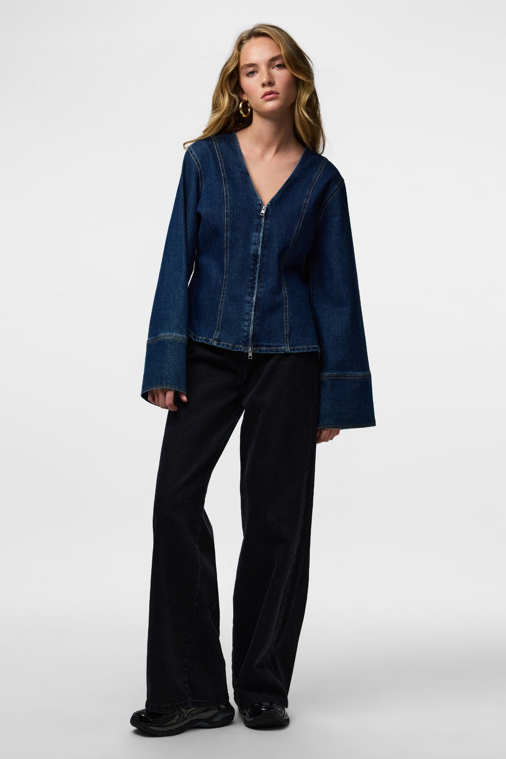 Flora traper košulja - tamnoplavi traper