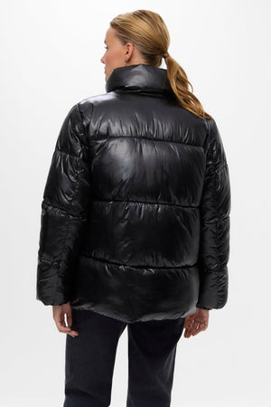 Sabrina krátka bunda - čierna