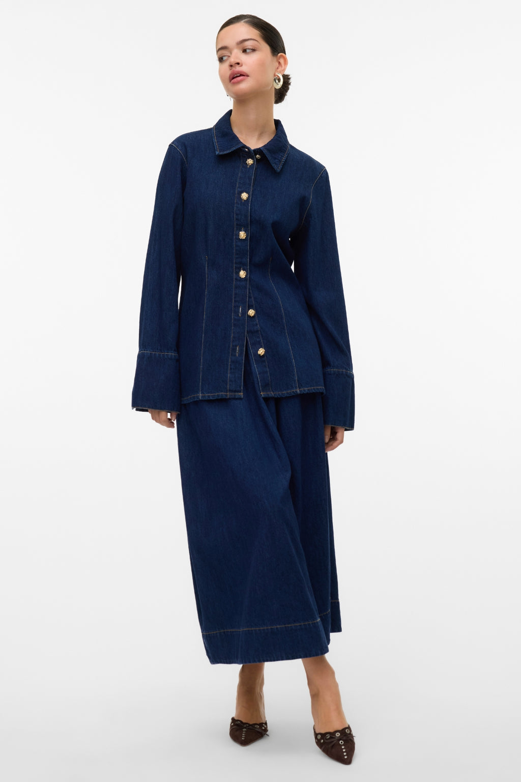 Nikka traper košulja - tamnoplavi traper