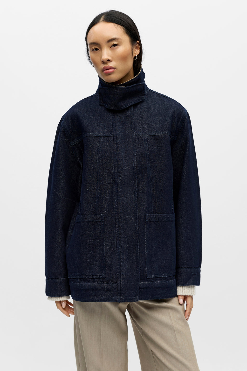 Jacket Denim Sirenna - Denim Gorm Dorcha