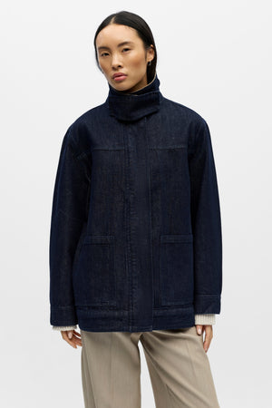 Jacket Denim Sirenna - Denim Gorm Dorcha