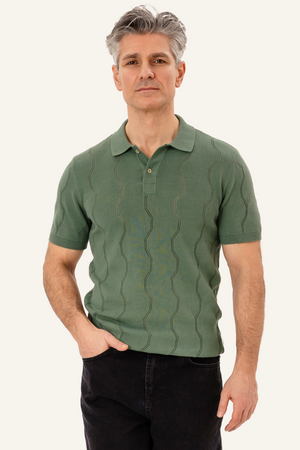 Duran Knit Polo - Green