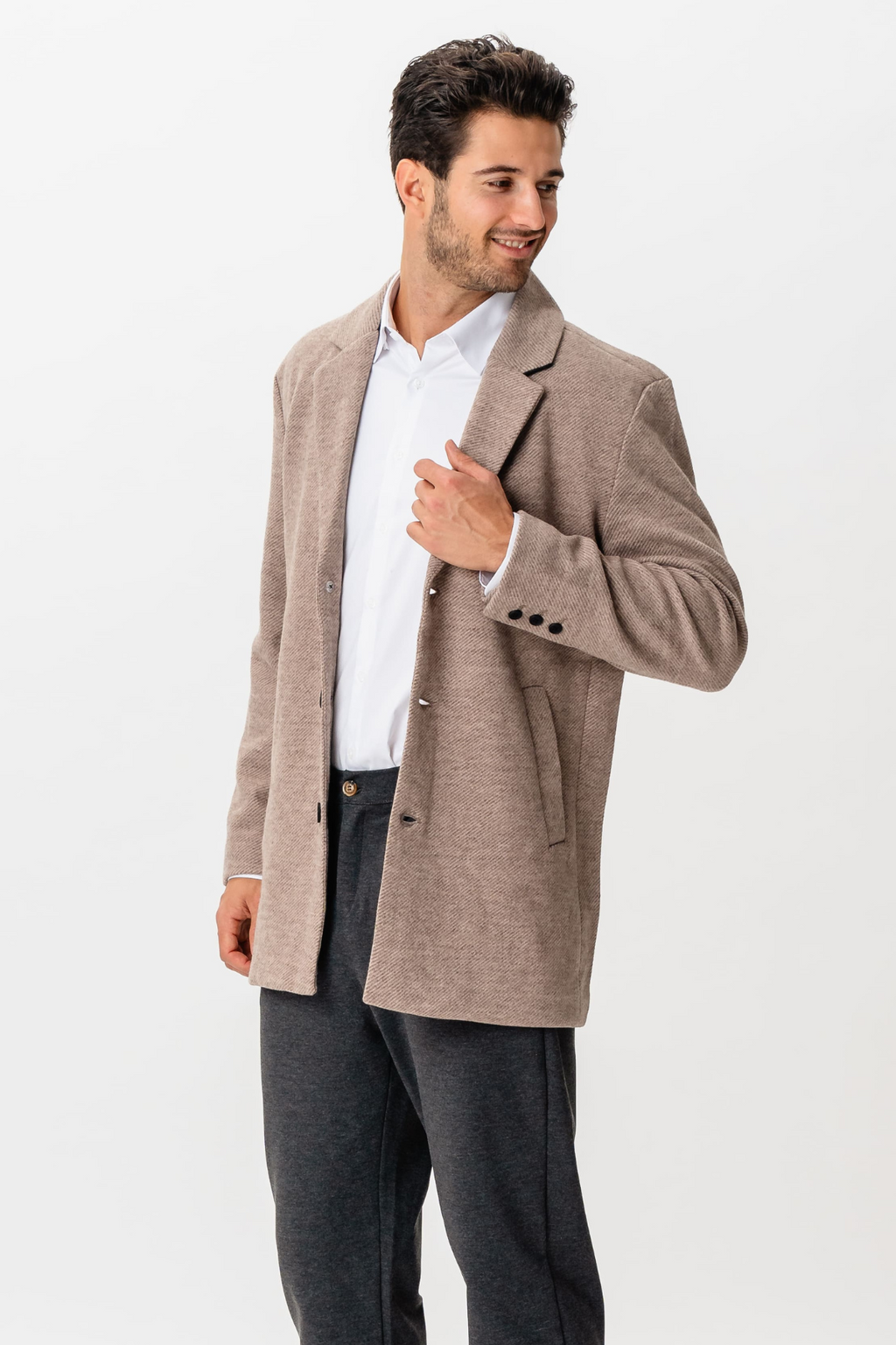 Classic Coat - Sand