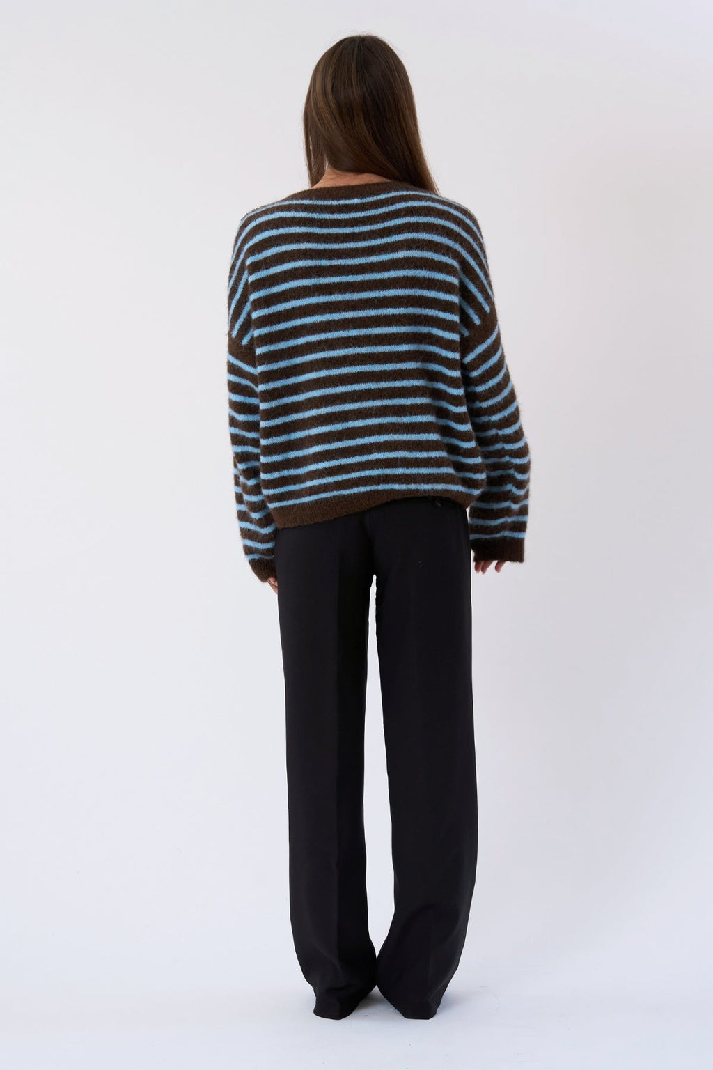 Cniotál Sienna Striped - Seacláid/Gorm Éadrom