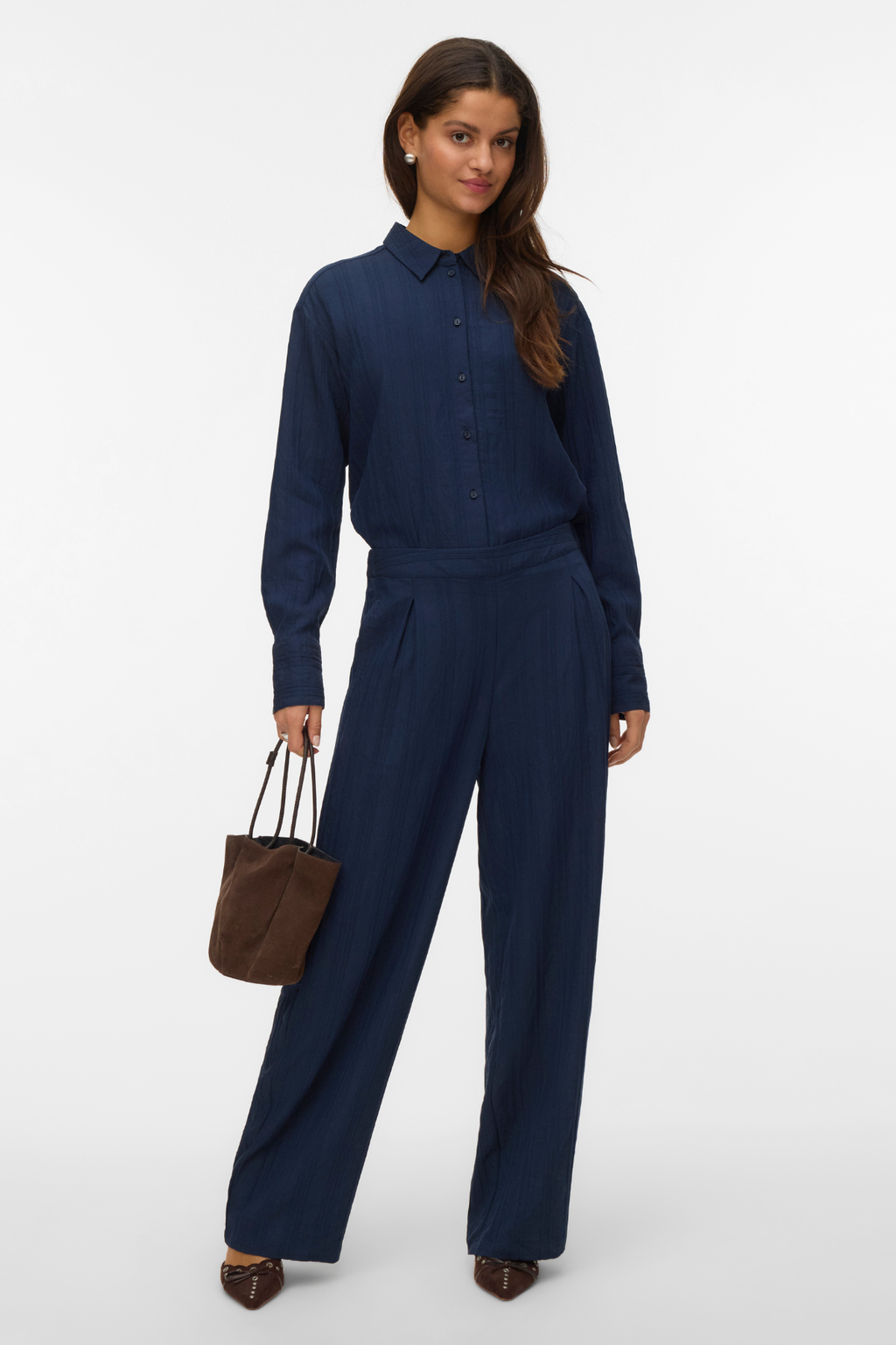 Pant díreach irine - Blazer Navy