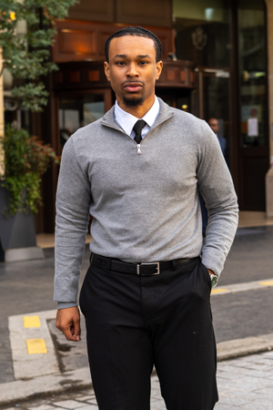 Pulóver so zipsom - sivý melír