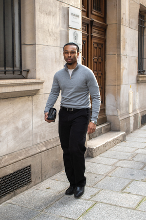 Straight Cotton Chino - Black