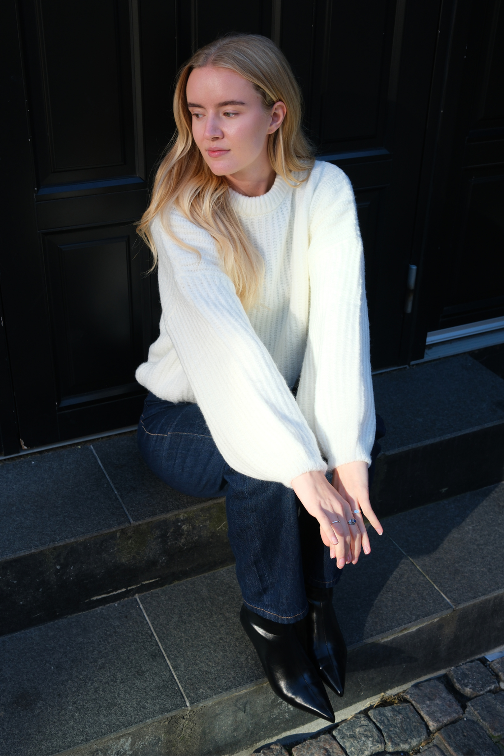 Gabriela Knit - White