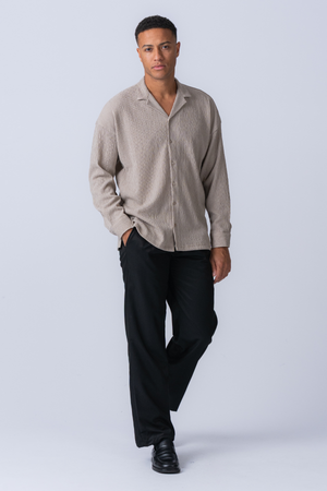 Aidan košeľa - béžová