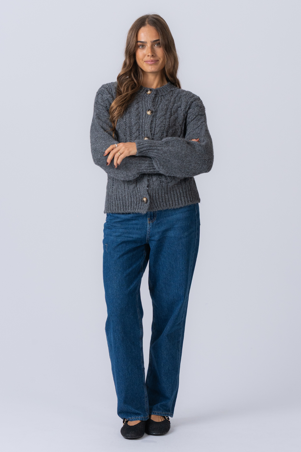 Botton Knit - Grey