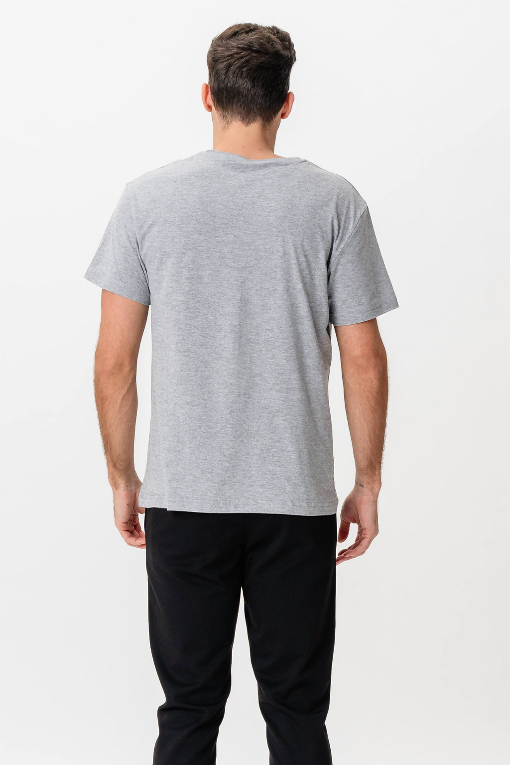 Basic T -Léine Joy - Oxford Gray