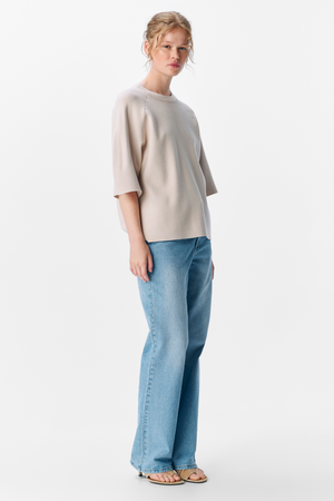 Reynard 2/4 Knit Pullover - Silver Gray