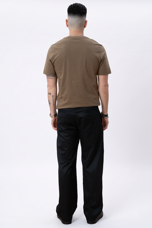 Basic V-neck t-shirt - Olive