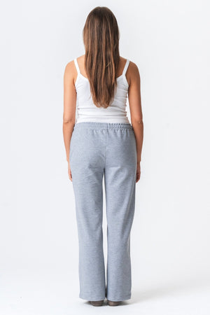 Sweatpants Wide - Grey Melange