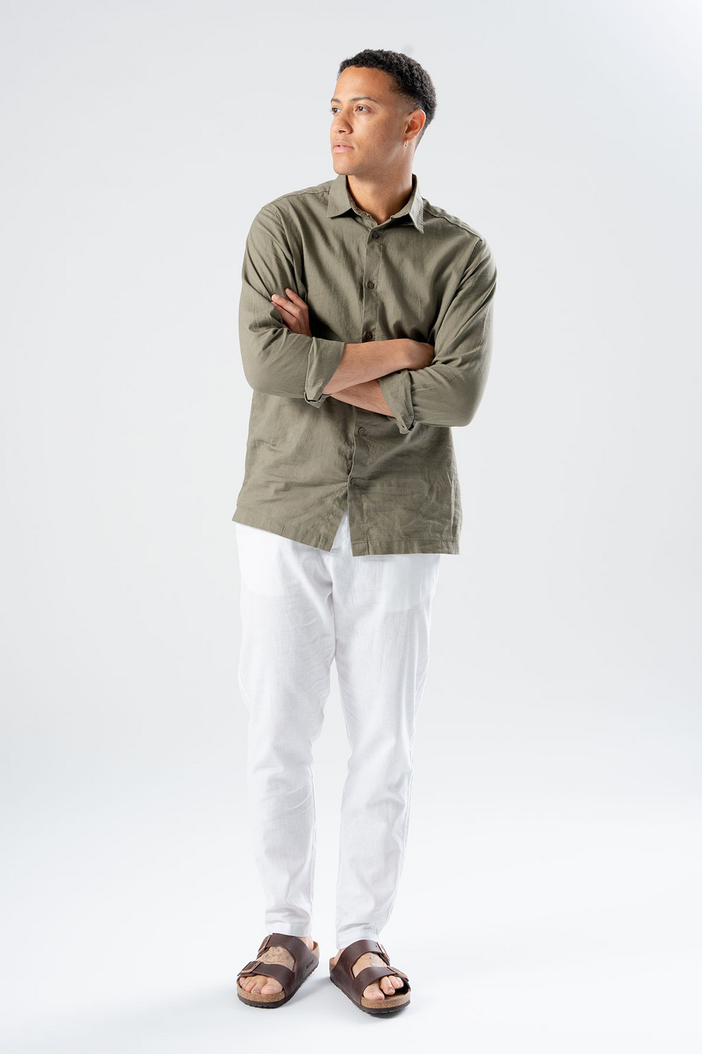 Linen Pants - White