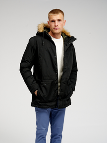 Jacket Classic Long Parka - Dubh