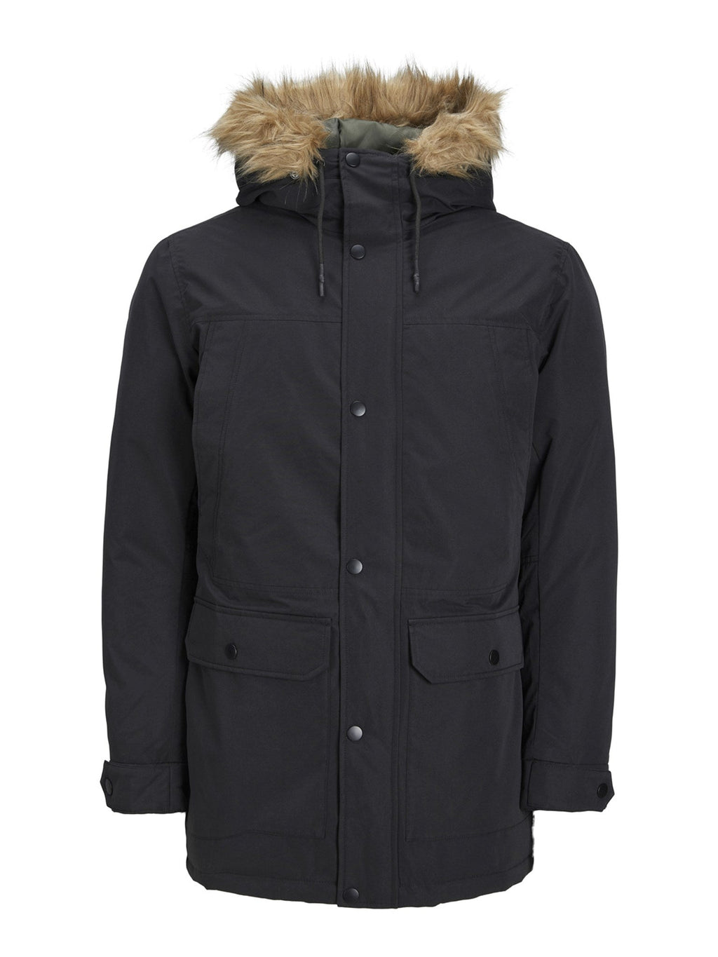 Jacket Classic Long Parka - Dubh