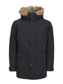 Jacket Classic Long Parka - Dubh