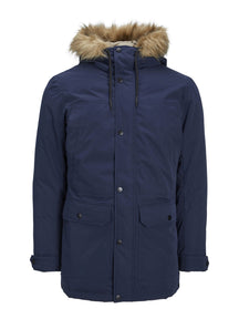 Jacket Classic Long Parka - Navy