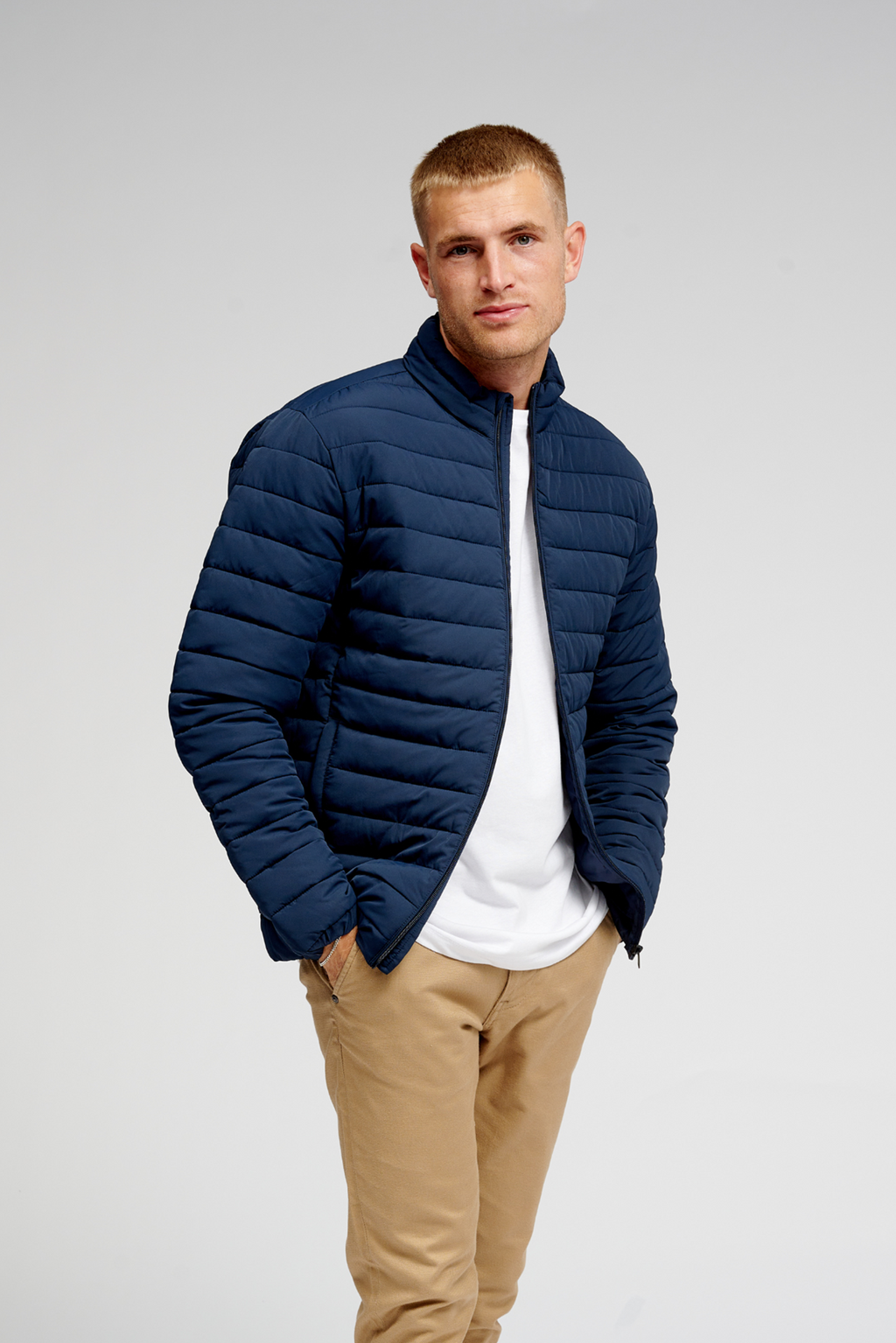 Bunda na ľahké Puffer - Navy