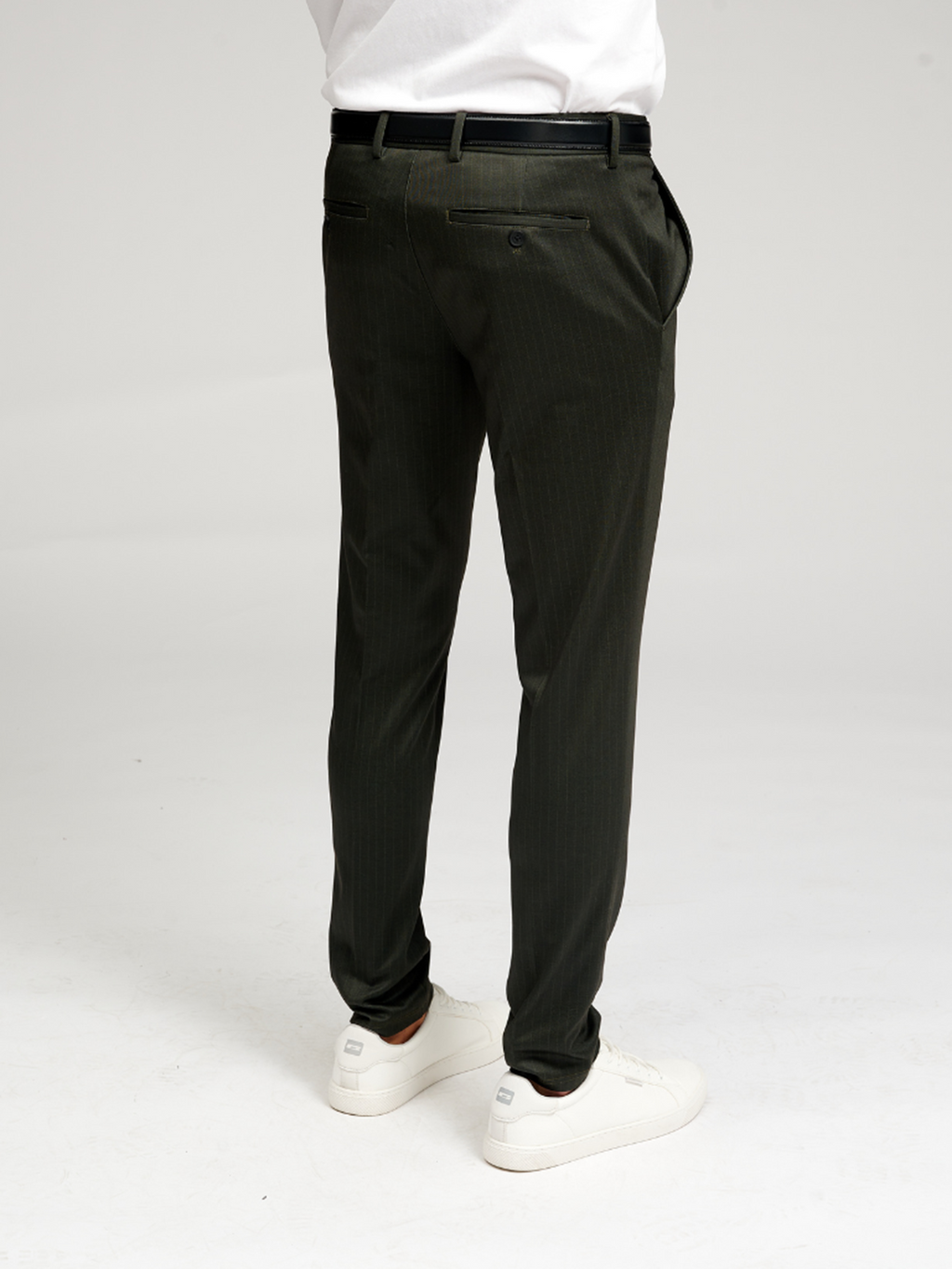 The Original Performance Pants - Dark Green Striped (Limited)