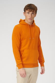 Basic Sweat Hoodie - Orange