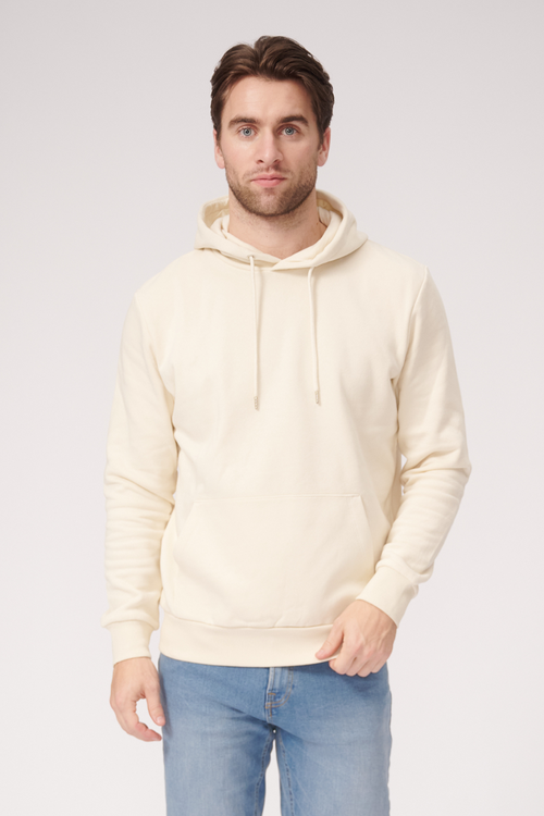 Basic Hoodie Sweat - Lys Beige - TeeShoppen - Sand/Beige