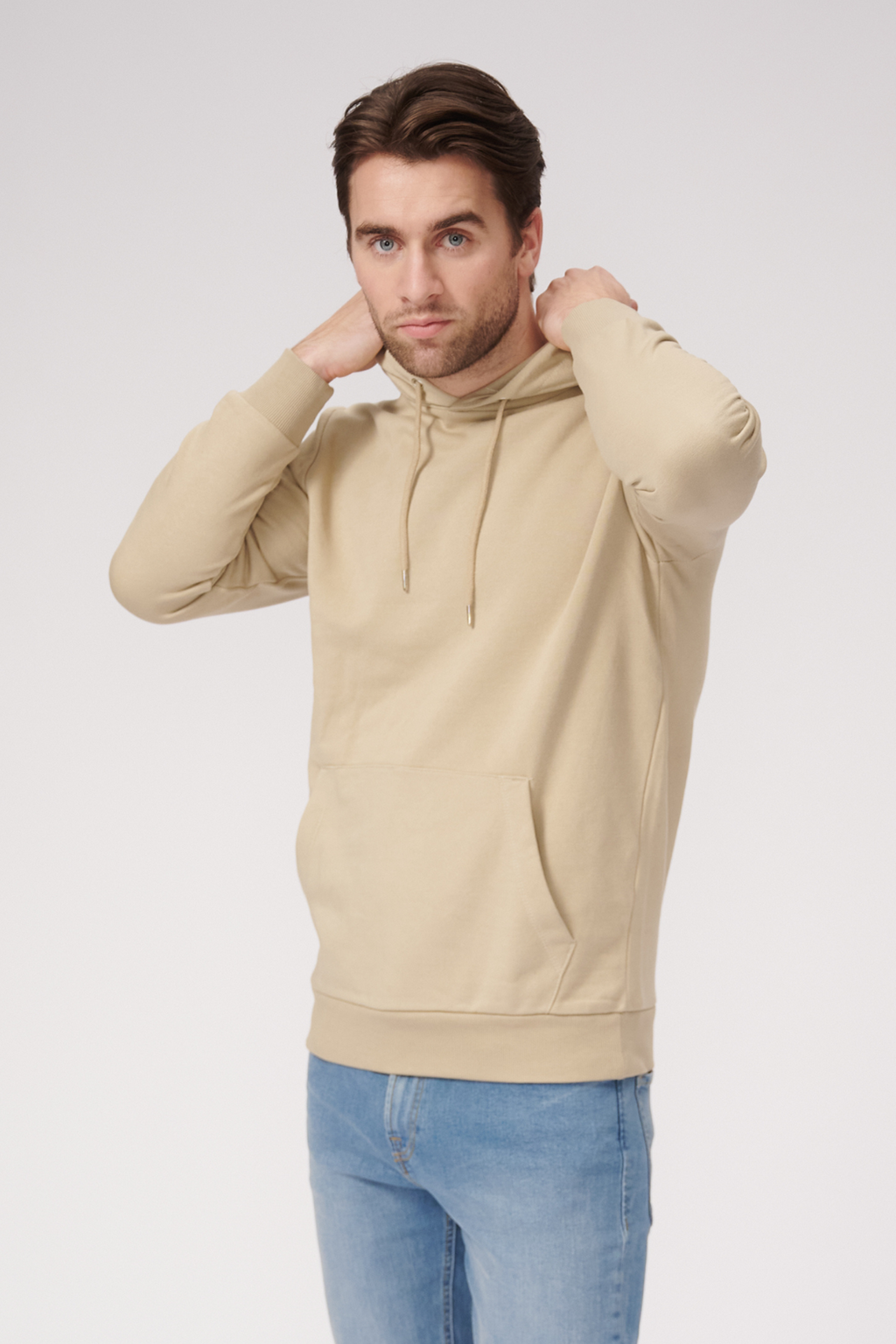 Basic Hoodie Sweat - beige dorcha