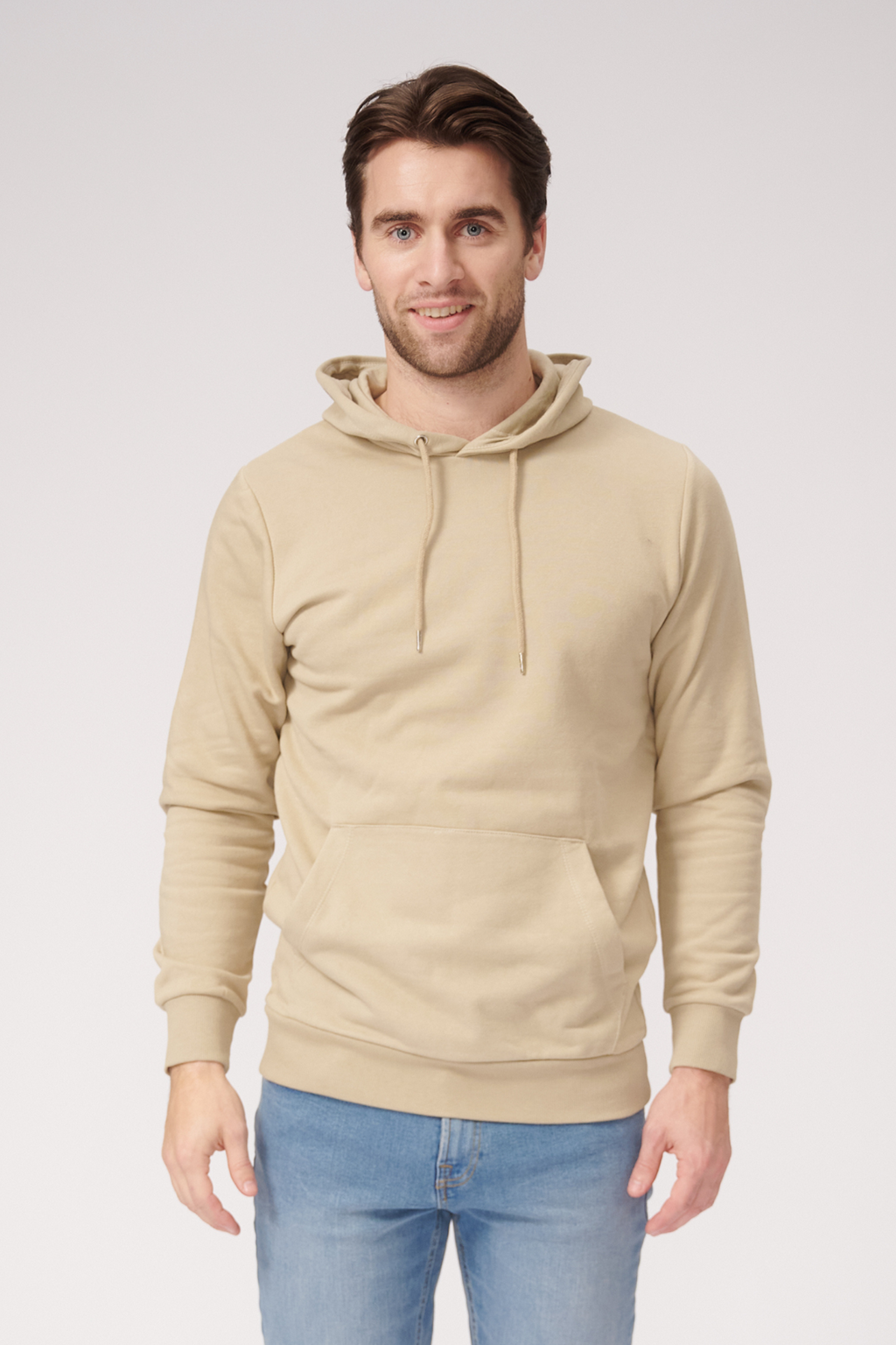 Basic Hoodie Sweat - beige dorcha