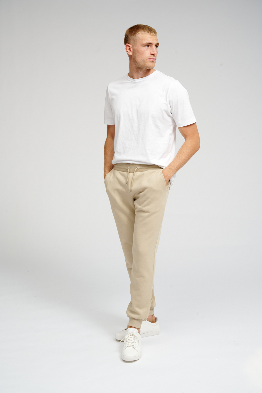 Basic Sweatpants - beige dorcha