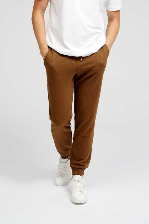 Basic Sweatpants - Brun - TeeShoppen - Brun