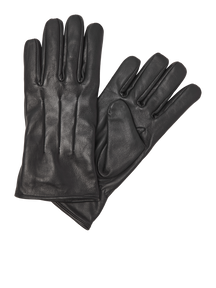 Classic Leather Gloves - Black