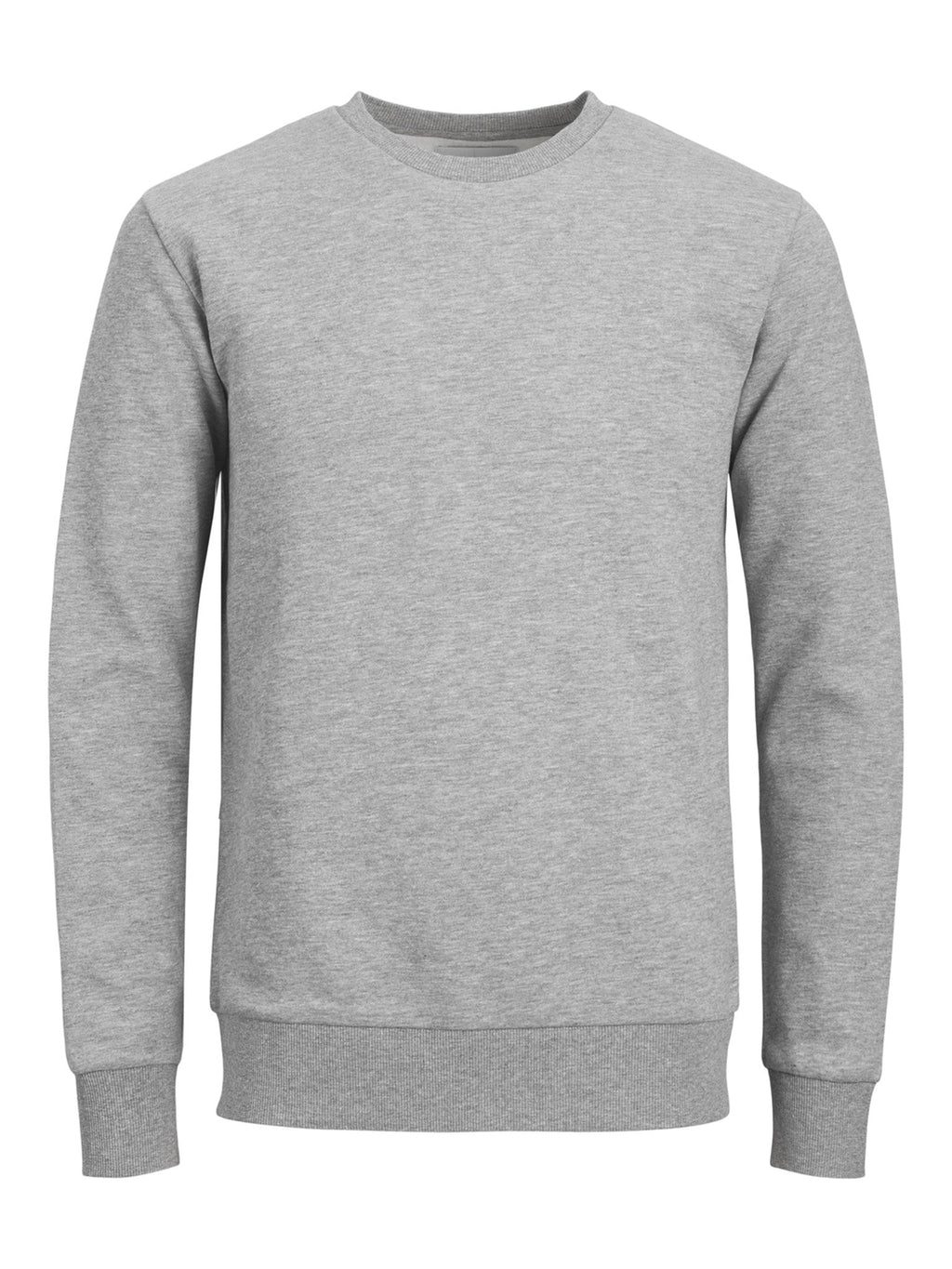 Basic Sweat Crewneck - Melange liath éadrom