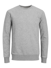 Basic Crewneck Powe - svetlo šedá melange