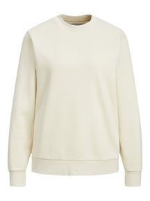 Basic Crewneck Sweat - Light Beige