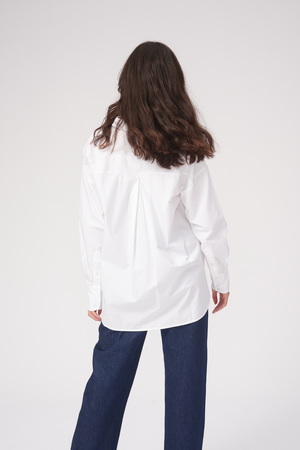 Relaxed Shirt - Hvid - TeeShoppen - Hvid