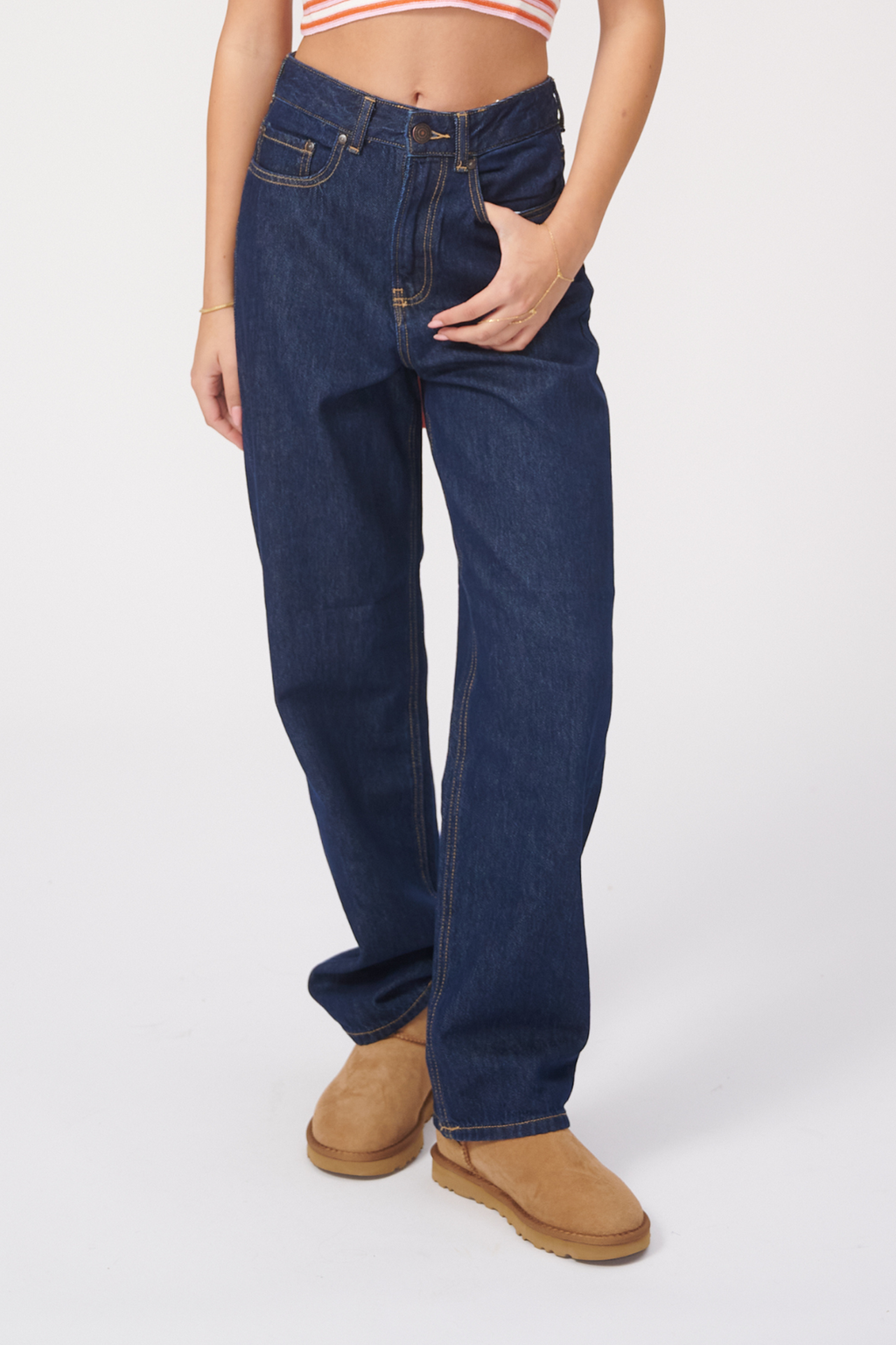 The Original Performance Jeans leathan - denim gorm dorcha