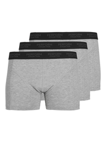 The Original Performance Trunks 3-pack - Grey Melange