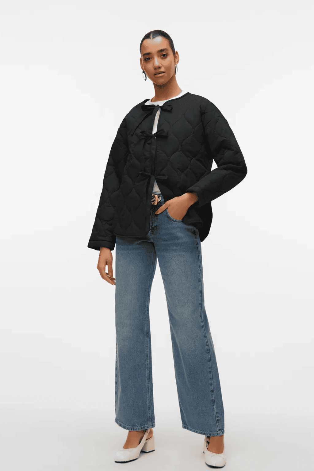 Sabine ls prešívaná bunda - čierna