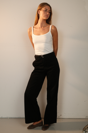 Amalia jeans - liath dorcha