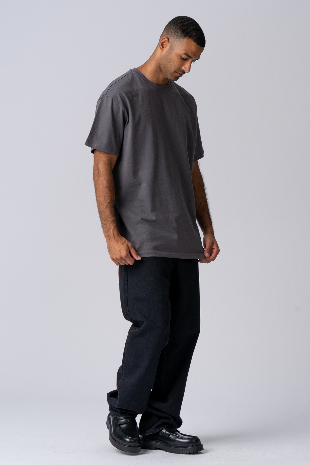 Heavy Oversized T-shirt - Dark Grey