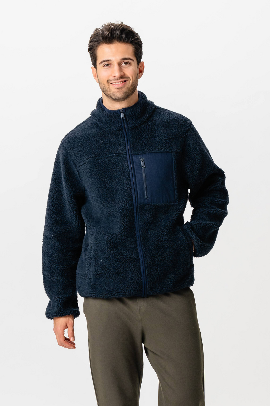 Fleece Jacket - Navy