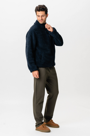 Fleece Jacket - Navy