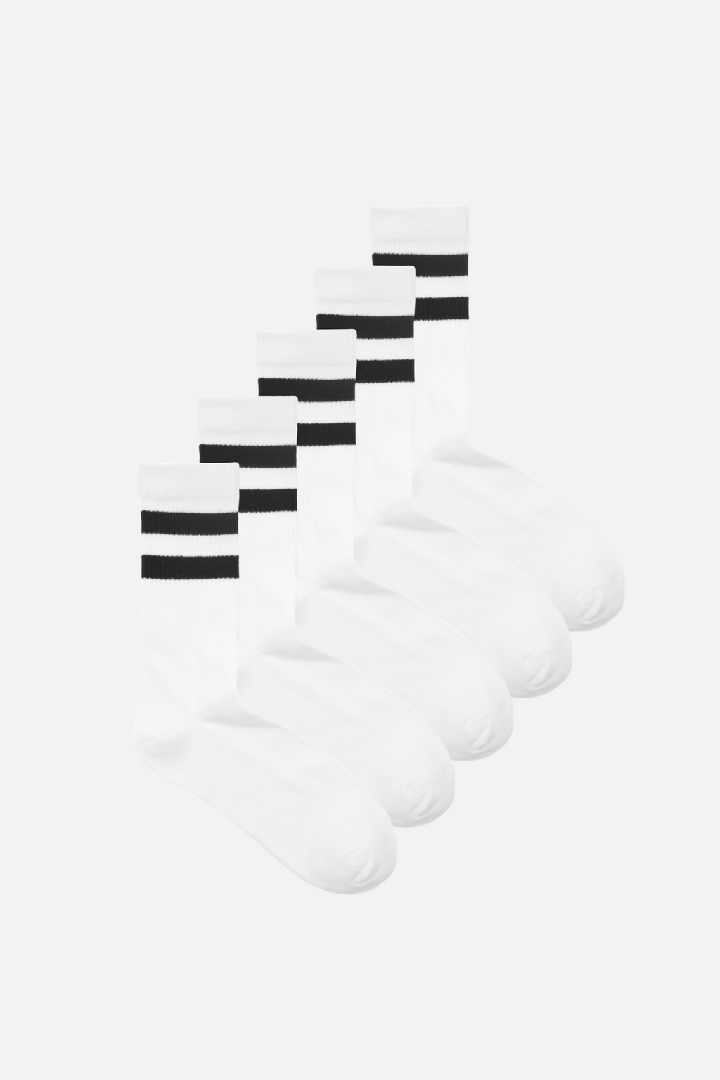 Heritage Tennis Socks 5 pcs. - White/Black