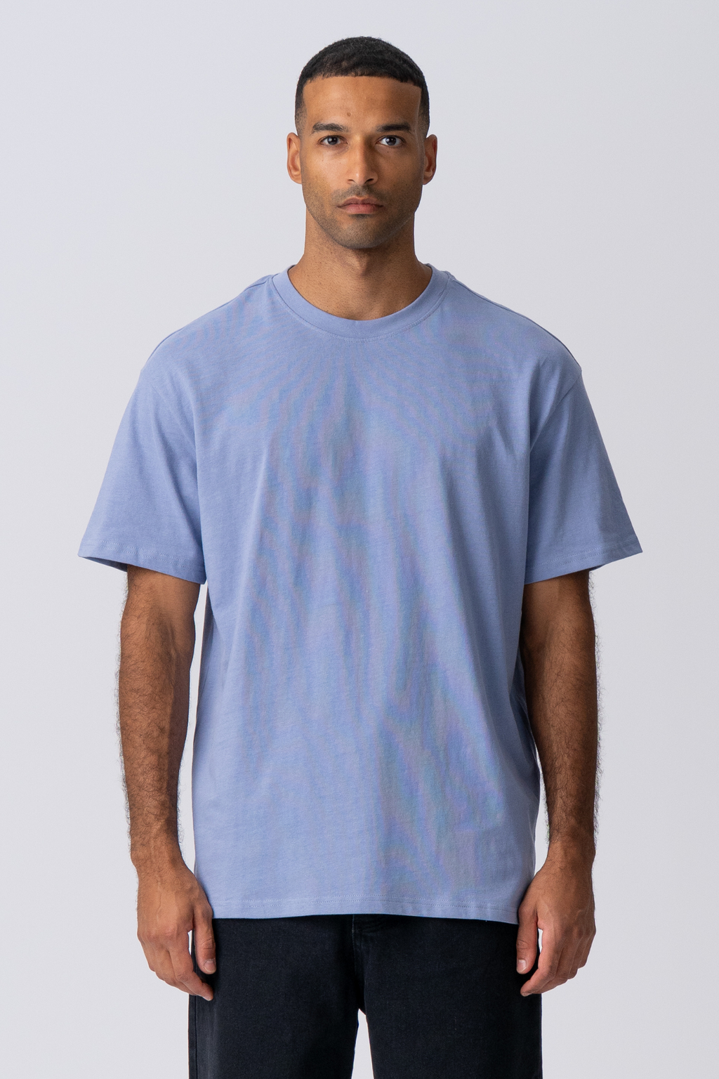 Heavy Oversized T-shirt - Viola Blue